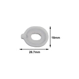 Maxbell Valve Guide Musical Instrument Part Guide Gasket Repair Tool Accessories Sousaphone 18x26.7mm