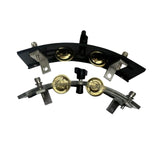 Maxbell Tambourine with Mount Drummer Gifts Sturdy Percussion Instrument Accessories black