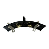 Maxbell Tambourine with Mount Drummer Gifts Sturdy Percussion Instrument Accessories black