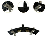 Maxbell Tambourine with Mount Drummer Gifts Sturdy Percussion Instrument Accessories black