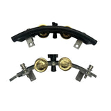 Maxbell Tambourine with Mount Drummer Gifts Sturdy Percussion Instrument Accessories black