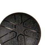 Maxbell Steel Drum 3 inch 6 Tones Portable Yoga Drum for Travel Parties Education Black