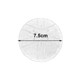 Maxbell Steel Drum 3 inch 6 Tones Portable Yoga Drum for Travel Parties Education White