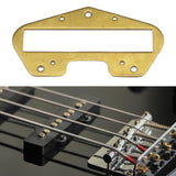 Maxbell Brass Pickup Baseplate for Bridge Pickup Rustproof Parts Replace Accessories