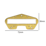 Maxbell Brass Pickup Baseplate for Bridge Pickup Rustproof Parts Replace Accessories