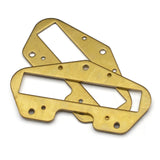 Maxbell Brass Pickup Baseplate for Bridge Pickup Rustproof Parts Replace Accessories