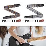 Maxbell Maxbell Guitar Strap Leisure Guitar Accessories for Beginner Classical Guitar Banjos brown