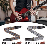 Maxbell Maxbell Guitar Strap Leisure Guitar Accessories for Beginner Classical Guitar Banjos brown