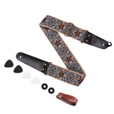 Maxbell Maxbell Guitar Strap Leisure Guitar Accessories for Beginner Classical Guitar Banjos brown