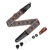 Maxbell Maxbell Guitar Strap Leisure Guitar Accessories for Beginner Classical Guitar Banjos brown