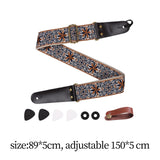Maxbell Maxbell Guitar Strap Leisure Guitar Accessories for Beginner Classical Guitar Banjos brown