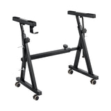 Maxbell Z Shaped Keyboard Stand Iron with Wheels Musical Keyboard Stand for Beginner