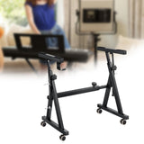 Maxbell Z Shaped Keyboard Stand Iron with Wheels Musical Keyboard Stand for Beginner
