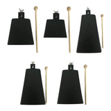 Maxbell Metal Cowbell with Stick Music Cowbell for Drum Set Celebration Sport Events 8inch