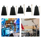 Maxbell Metal Cowbell with Stick Music Cowbell for Drum Set Celebration Sport Events 8inch