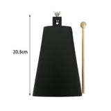 Maxbell Metal Cowbell with Stick Music Cowbell for Drum Set Celebration Sport Events 8inch