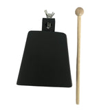Maxbell Metal Cowbell with Stick Music Cowbell for Drum Set Celebration Sport Events 5inch