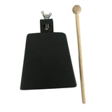 Maxbell Metal Cowbell with Stick Music Cowbell for Drum Set Celebration Sport Events 5inch