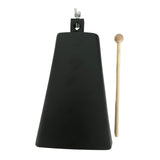 Maxbell Metal Cowbell with Stick Music Cowbell for Drum Set Celebration Sport Events 9inch