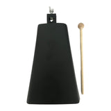 Maxbell Metal Cowbell with Stick Music Cowbell for Drum Set Celebration Sport Events 9inch