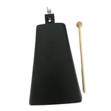 Maxbell Metal Cowbell with Stick Music Cowbell for Drum Set Celebration Sport Events 9inch