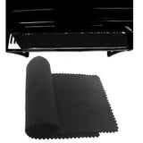 Maxbell Piano Keyboard Cover Universal for 88 Key Electronic Keyboard Digital Piano black
