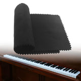 Maxbell Piano Keyboard Cover Universal for 88 Key Electronic Keyboard Digital Piano black
