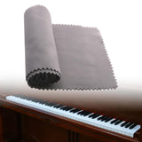 Maxbell Piano Keyboard Cover Universal for 88 Key Electronic Keyboard Digital Piano gray