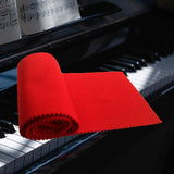 Maxbell Piano Keyboard Cover Universal for 88 Key Electronic Keyboard Digital Piano red