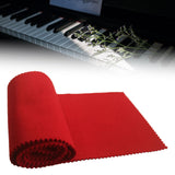 Maxbell Piano Keyboard Cover Universal for 88 Key Electronic Keyboard Digital Piano red