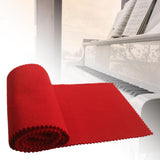 Maxbell Piano Keyboard Cover Universal for 88 Key Electronic Keyboard Digital Piano red