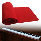 Maxbell Piano Keyboard Cover Universal for 88 Key Electronic Keyboard Digital Piano red