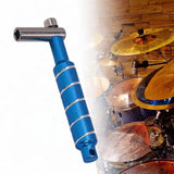 Maxbell Alloy Drum Key Metal Easy to Use Drum Wrench Rack Drum Component L Shaped Key blue