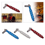 Maxbell Alloy Drum Key Metal Easy to Use Drum Wrench Rack Drum Component L Shaped Key blue