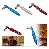 Maxbell Alloy Drum Key Metal Easy to Use Drum Wrench Rack Drum Component L Shaped Key blue