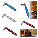 Maxbell Alloy Drum Key Metal Easy to Use Drum Wrench Rack Drum Component L Shaped Key blue