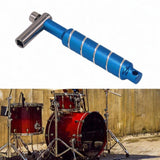 Maxbell Alloy Drum Key Metal Easy to Use Drum Wrench Rack Drum Component L Shaped Key blue