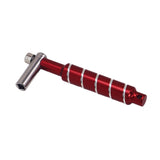 Maxbell Alloy Drum Key Metal Easy to Use Drum Wrench Rack Drum Component L Shaped Key red