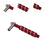 Maxbell Alloy Drum Key Metal Easy to Use Drum Wrench Rack Drum Component L Shaped Key red