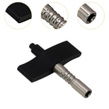 Maxbell Drum Key Hardware Sturdy Multifunctional for Percussion Jazz Drum Snare Drum black