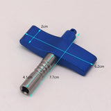 Maxbell Drum Key Hardware Sturdy Multifunctional for Percussion Jazz Drum Snare Drum blue