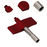 Maxbell Drum Key Hardware Sturdy Multifunctional for Percussion Jazz Drum Snare Drum red