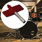 Maxbell Drum Key Hardware Sturdy Multifunctional for Percussion Jazz Drum Snare Drum red