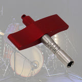 Maxbell Drum Key Hardware Sturdy Multifunctional for Percussion Jazz Drum Snare Drum red