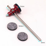 Maxbell Drum Pedal Beater Percussion Instrument Part for Concert Drum Beginners Live Red