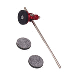 Maxbell Drum Pedal Beater Percussion Instrument Part for Concert Drum Beginners Live Red