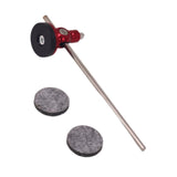 Maxbell Drum Pedal Beater Percussion Instrument Part for Concert Drum Beginners Live Red