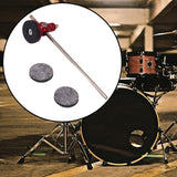 Maxbell Drum Pedal Beater Percussion Instrument Part for Concert Drum Beginners Live Red