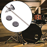 Maxbell Drum Pedal Beater Percussion Instrument Part for Concert Drum Beginners Live Argent