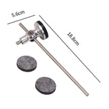 Maxbell Drum Pedal Beater Percussion Instrument Part for Concert Drum Beginners Live Argent